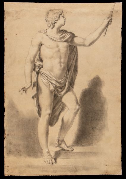 Pietro Fancelli : Studio di figura maschile  - Asta Disegni, Stampe e Carte Geografiche dal XVI al XIX secolo - Associazione Nazionale - Case d'Asta italiane