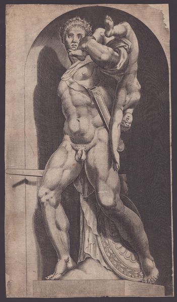 Cornelis   Cort : Atreus Farnese da Speculum Romanae Magnificentiae  - Asta Disegni, Stampe e Carte Geografiche dal XVI al XIX secolo - Associazione Nazionale - Case d'Asta italiane