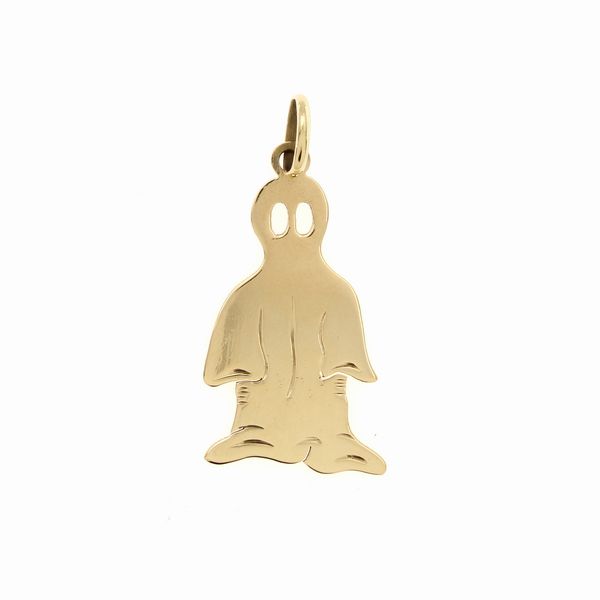 Giorgio Gucci pendente fantasma in oro giallo 18kt  - Asta Gioielli e Orologi Web Only - Associazione Nazionale - Case d'Asta italiane