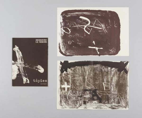 TAPIES ANTONI (1923 - 2012) : DERRIER LE MIROIR, 1974  - Asta Asta 448 | GRAFICA MODERNA, FOTOGRAFIA E MULTIPLI D'AUTORE Virtuale - Associazione Nazionale - Case d'Asta italiane