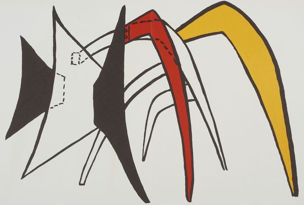 CALDER ALEXANDER (1898 - 1976) : DERRIERE LE MIROIR, 1963  - Asta Asta 448 | GRAFICA MODERNA, FOTOGRAFIA E MULTIPLI D'AUTORE Virtuale - Associazione Nazionale - Case d'Asta italiane