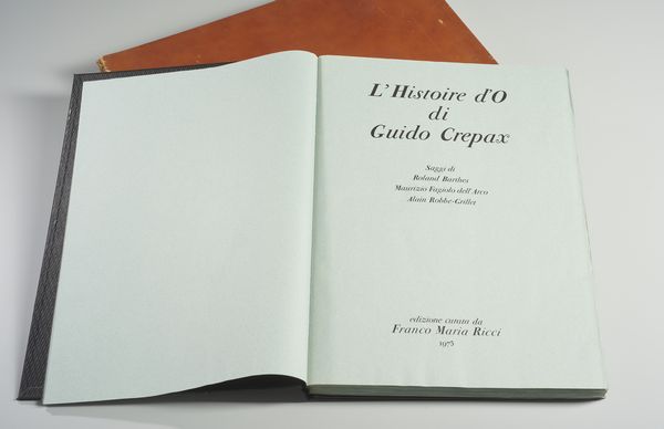 CREPAX GUIDO (1933 - 2003) : L'HISTORIE D'O, 1975  - Asta Asta 448 | GRAFICA MODERNA, FOTOGRAFIA E MULTIPLI D'AUTORE Virtuale - Associazione Nazionale - Case d'Asta italiane