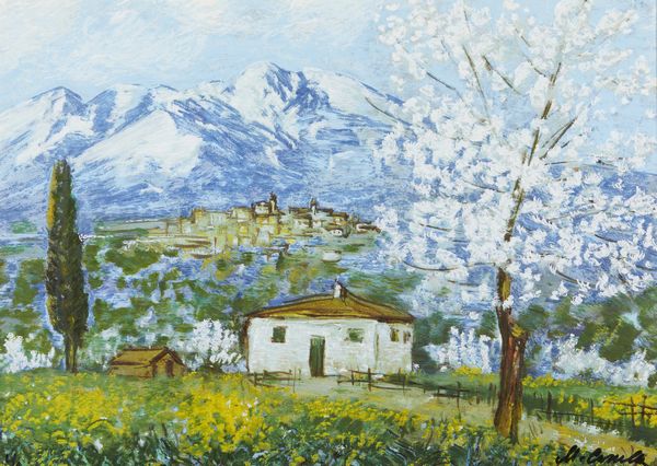 CASCELLA MICHELE (1892 - 1989) : PAESAGGIO ABRUZZESE. 1984  - Asta Asta 448 | GRAFICA MODERNA, FOTOGRAFIA E MULTIPLI D'AUTORE Virtuale - Associazione Nazionale - Case d'Asta italiane