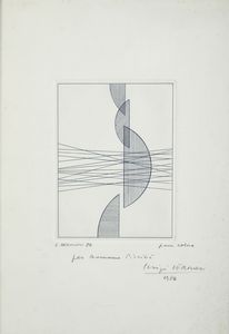 VERONESI LUIGI (1908 - 1998) : LOTTO COMPOSTO DA N. 2 FOGLI.  - Asta Asta 448 | GRAFICA MODERNA, FOTOGRAFIA E MULTIPLI D'AUTORE Virtuale - Associazione Nazionale - Case d'Asta italiane