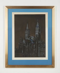 GENTILINI FRANCO (1909 - 1981) : CATTEDRALE  - Asta Asta 448 | GRAFICA MODERNA, FOTOGRAFIA E MULTIPLI D'AUTORE Virtuale - Associazione Nazionale - Case d'Asta italiane