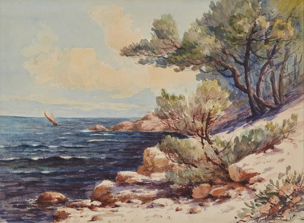 BELTRAME ACHILLE (1871 - 1945) : Riva di mare.  - Asta Asta 449 | ARTE ANTICA E DEL XIX SECOLO Virtuale - Associazione Nazionale - Case d'Asta italiane