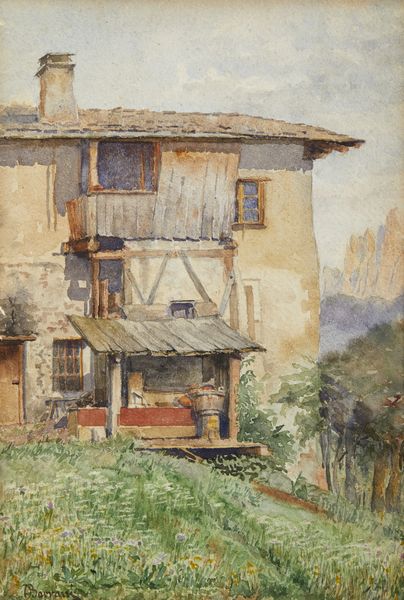 BORRANI ODOARDO (1833 - 1905) : Attribuito a. Casolare in montagna  - Asta Asta 449 | ARTE ANTICA E DEL XIX SECOLO Virtuale - Associazione Nazionale - Case d'Asta italiane