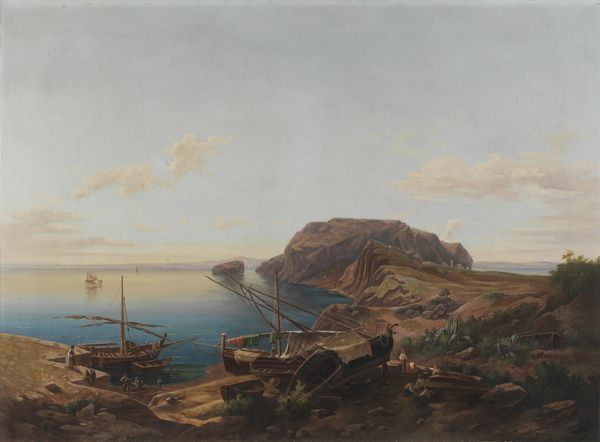 DONNINI EMILIO (1809 - 1886) : Marina dell'Elba  - Asta Asta 449 | ARTE ANTICA E DEL XIX SECOLO Virtuale - Associazione Nazionale - Case d'Asta italiane