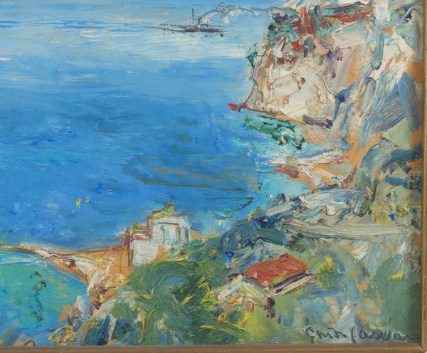 CASCIARO GUIDO (1900 - 1963) : Veduta del golfo di Napoli da Ischia  - Asta Asta 449 | ARTE ANTICA E DEL XIX SECOLO Virtuale - Associazione Nazionale - Case d'Asta italiane