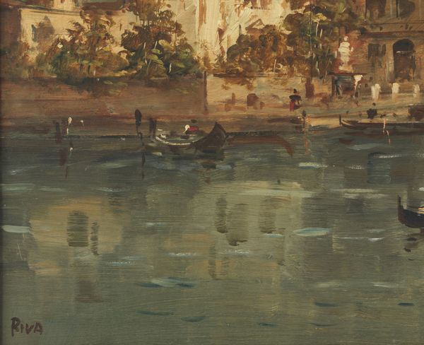 RIVA GIUSEPPE (1834 - 1916) : Veduta del Canal Grande  - Asta Asta 449 | ARTE ANTICA E DEL XIX SECOLO Virtuale - Associazione Nazionale - Case d'Asta italiane