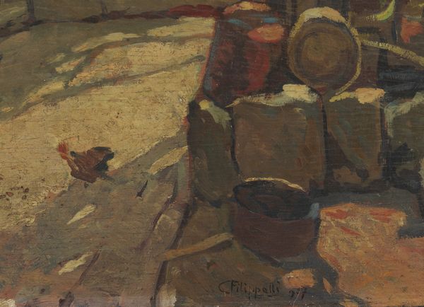 FILIPPELLI CAFIERO (1889 - 1973) : Rustico  - Asta Asta 449 | ARTE ANTICA E DEL XIX SECOLO Virtuale - Associazione Nazionale - Case d'Asta italiane