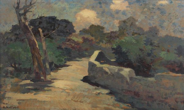 NATALI RENATO (1864 - 1947) : Strada di campagna  - Asta Asta 449 | ARTE ANTICA E DEL XIX SECOLO Virtuale - Associazione Nazionale - Case d'Asta italiane