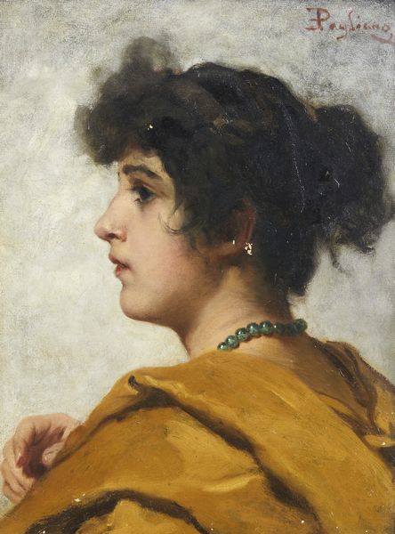 PAGLIANO ELEUTERIO (1826 - 1903) : Ritratto di donna di profilo  - Asta Asta 449 | ARTE ANTICA E DEL XIX SECOLO Virtuale - Associazione Nazionale - Case d'Asta italiane