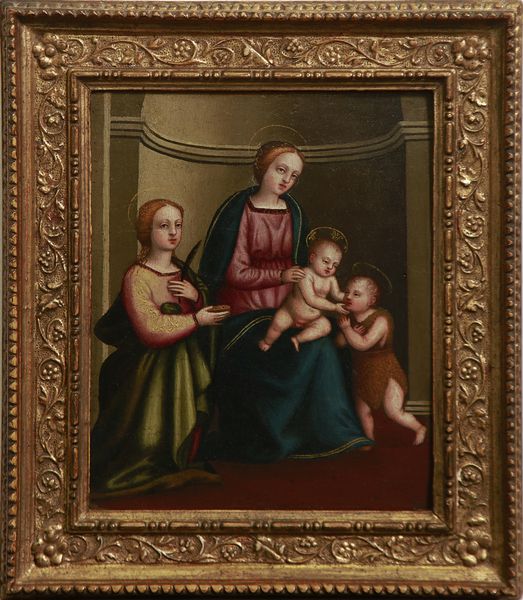 ARTISTA DEL XVI SECOLO : Madonna con Bambino, San Giovanni Battista e Santa Lucia  - Asta Asta 449 | ARTE ANTICA E DEL XIX SECOLO Virtuale - Associazione Nazionale - Case d'Asta italiane