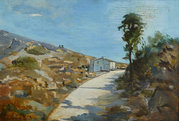 LLOYD LLEWELYN (1879 - 1949) : Attribuito a. Strada di paese  - Asta Asta 449 | ARTE ANTICA E DEL XIX SECOLO Virtuale - Associazione Nazionale - Case d'Asta italiane