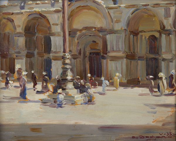 SOGARO OSCAR (1888 - 1967) : Piazza San Marco  - Asta Asta 449 | ARTE ANTICA E DEL XIX SECOLO Virtuale - Associazione Nazionale - Case d'Asta italiane