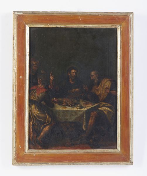 ARTISTA DEL XVII SECOLO : Cena in Emmaus  - Asta Asta 449 | ARTE ANTICA E DEL XIX SECOLO Virtuale - Associazione Nazionale - Case d'Asta italiane