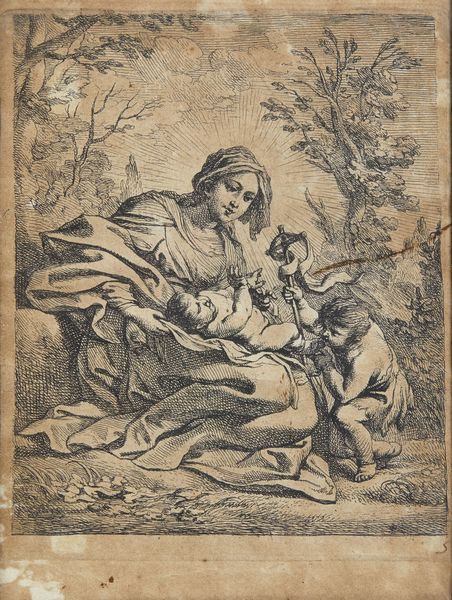 SHUT CORNELIS (1612 - 1655) : Da. Coppia di incisioni raffiguranti Madonna con Bambino e San Giovannino  - Asta Asta 449 | ARTE ANTICA E DEL XIX SECOLO Virtuale - Associazione Nazionale - Case d'Asta italiane