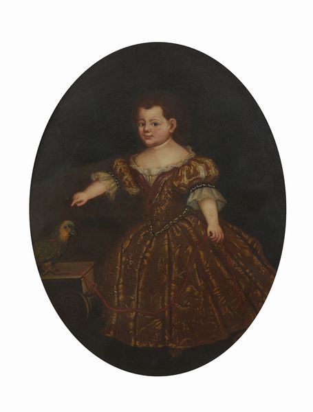 CITTADINI DETTO IL MILANESE  PIER FRANCESCO (1616 - 1681) : Attribuito a. Ritratto di bambina con pappagallo  - Asta Asta 449 | ARTE ANTICA E DEL XIX SECOLO Virtuale - Associazione Nazionale - Case d'Asta italiane