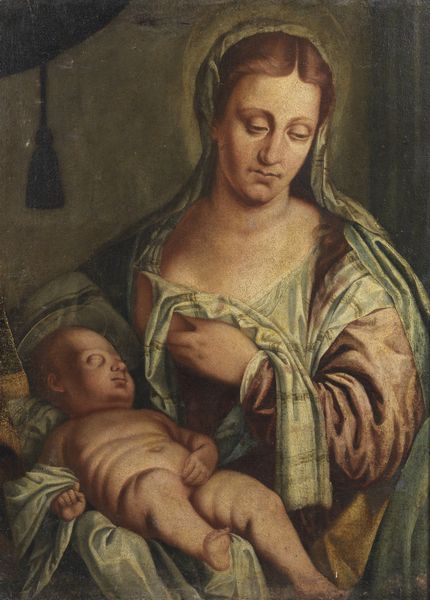 ARTISTA DEL XVII SECOLO : Madonna con Bambino  - Asta Asta 449 | ARTE ANTICA E DEL XIX SECOLO Virtuale - Associazione Nazionale - Case d'Asta italiane