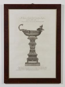 PIRANESI GIOVANNI BATTISTA (1720 - 1778) : Profili di nave antica  - Asta Asta 449 | ARTE ANTICA E DEL XIX SECOLO Virtuale - Associazione Nazionale - Case d'Asta italiane