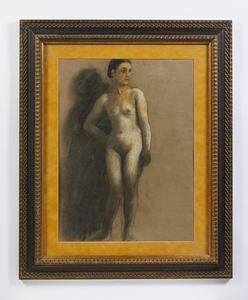 BETTINELLI MARIO GIUSEPPE (1880 - 1953) : Nudo femminile stante  - Asta Asta 449 | ARTE ANTICA E DEL XIX SECOLO Virtuale - Associazione Nazionale - Case d'Asta italiane