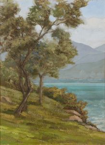 BELTRAME ACHILLE (1871 - 1945) - Lago di Garda