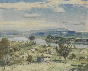 DE BERNARDI DOMENICO (1892 - 1963) - Lago di Varese