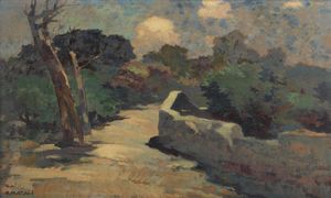 NATALI RENATO (1864 - 1947) - Strada di campagna