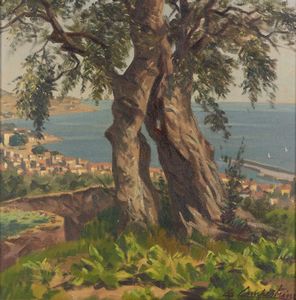 CAMPESTRINI GIANFRANCO (1901 - 1979) - Paesaggio lagunare