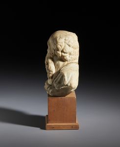 SCULTORE ITALIANO DEL XVIII-XIX SECOLO : Piccolo busto di filosofo  - Asta Asta 449 | ARTE ANTICA E DEL XIX SECOLO Virtuale - Associazione Nazionale - Case d'Asta italiane