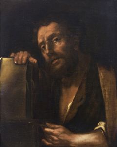 ARTISTA CENTROITALIANO DEL XVII SECOLO - Ritratto di evangelista