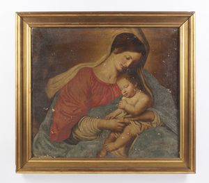 GIOVANNI BATTISTA SALVI DETTO IL SASSOFERRATO (1609 - 1685) : Nello stile di.  Madonna con Bambino  - Asta Asta 449 | ARTE ANTICA E DEL XIX SECOLO Virtuale - Associazione Nazionale - Case d'Asta italiane