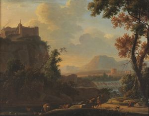 VAN SWANEVELT HERMAN (1603 - 1655) - Campagna romana