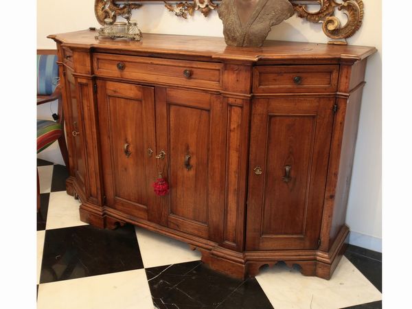 Credenza in noce  - Asta Casa Lazzi - parte prima Arredi, dipinti, vetri di Murano, curiosit - Associazione Nazionale - Case d'Asta italiane