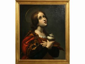 Da Carlo Dolci : La Maddalena  - Asta Casa Lazzi - parte prima Arredi, dipinti, vetri di Murano, curiosit - Associazione Nazionale - Case d'Asta italiane