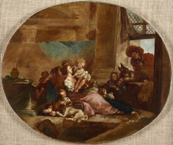 Jean-Honoré Fragonard, d'apres : La famiglia felice  - Asta Dipinti Antichi - Associazione Nazionale - Case d'Asta italiane