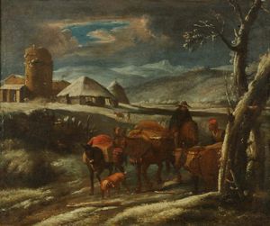 Pieter Mulier detto il Tempesta - Paesaggio con armenti