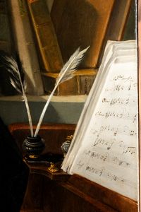 Giuseppe Diotti, Attribuito a : Ritratto di musicista al piano  - Asta Dipinti Antichi - Associazione Nazionale - Case d'Asta italiane