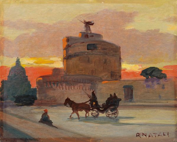 Renato Natali : Castel Sant'Angelo  - Asta Importanti Arredi, Maioliche, Sculture e Dipinti Antichi - Associazione Nazionale - Case d'Asta italiane