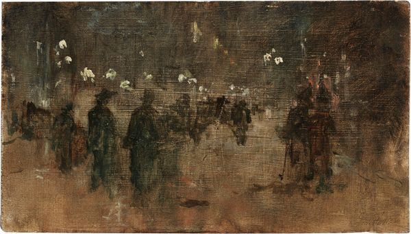 Giovanni Fattori : Impressioni di notte  - Asta Importanti Arredi, Maioliche, Sculture e Dipinti Antichi - Associazione Nazionale - Case d'Asta italiane