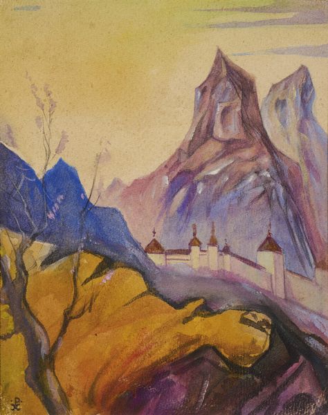 Nicolaj Konstantinov Roerich : Ladakh  - Asta Dipinti e Sculture del XIX e XX secolo - Associazione Nazionale - Case d'Asta italiane