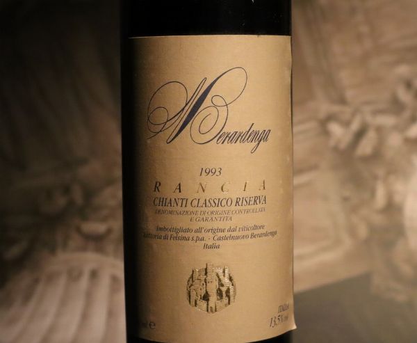 Chianti Classico Riserva Rancia Berardenga 1993  - Asta Smartwine 2.0 | Spring Classics - Associazione Nazionale - Case d'Asta italiane