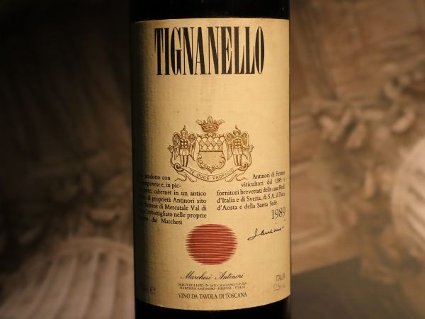 Tignanello Antinori 1989  - Asta Smartwine 2.0 | Spring Classics - Associazione Nazionale - Case d'Asta italiane