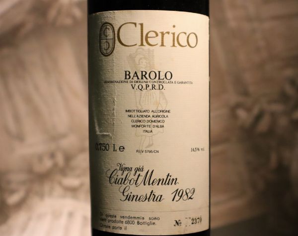 Barolo Ciabot Mentin Ginestra Domenico Clerico 1982  - Asta Smartwine 2.0 | Spring Classics - Associazione Nazionale - Case d'Asta italiane