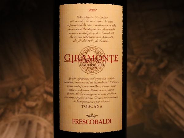 Giramonte Tenuta di Castiglioni Marchesi Frescobaldi 2021  - Asta Smartwine 2.0 | Spring Classics - Associazione Nazionale - Case d'Asta italiane