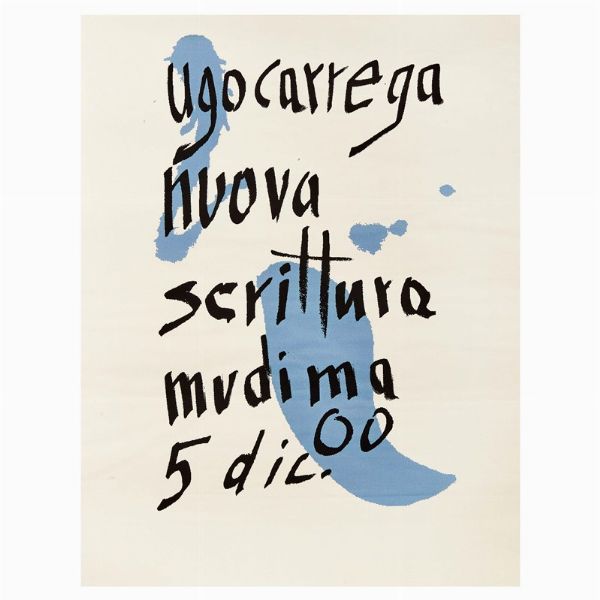 Carrega Ugo : UGO CARREGA  - Asta ARTE MODERNA E CONTEMPORANEA - Associazione Nazionale - Case d'Asta italiane