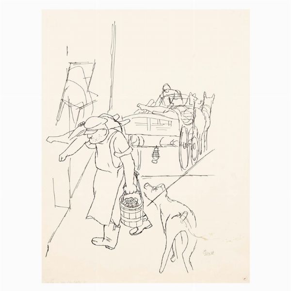 Grosz George : GEORGE GROSZ  - Asta ARTE MODERNA E CONTEMPORANEA - Associazione Nazionale - Case d'Asta italiane