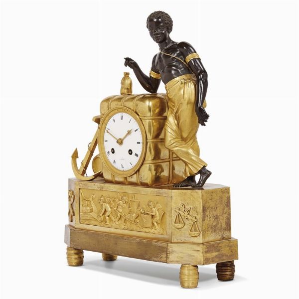 OROLOGIO DA CAMINO, PARIGI, PIERRE MATHIEU AUGUSTIN MICHEL, 1808-1815  - Asta INTERNATIONAL FINE ART - Associazione Nazionale - Case d'Asta italiane