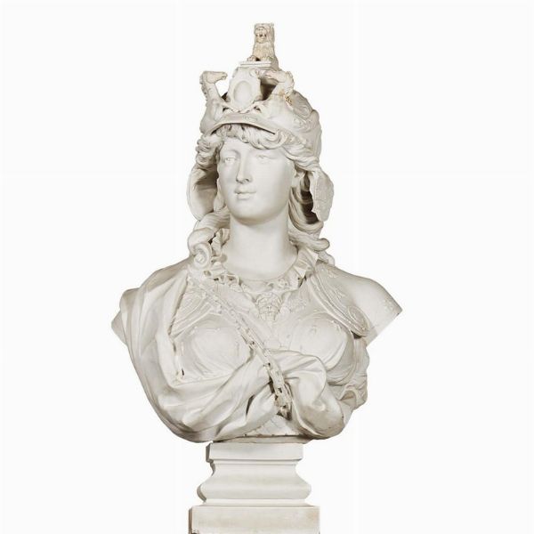 BUSTO DI MINERVA, SECOLO XIX  - Asta INTERNATIONAL FINE ART - Associazione Nazionale - Case d'Asta italiane